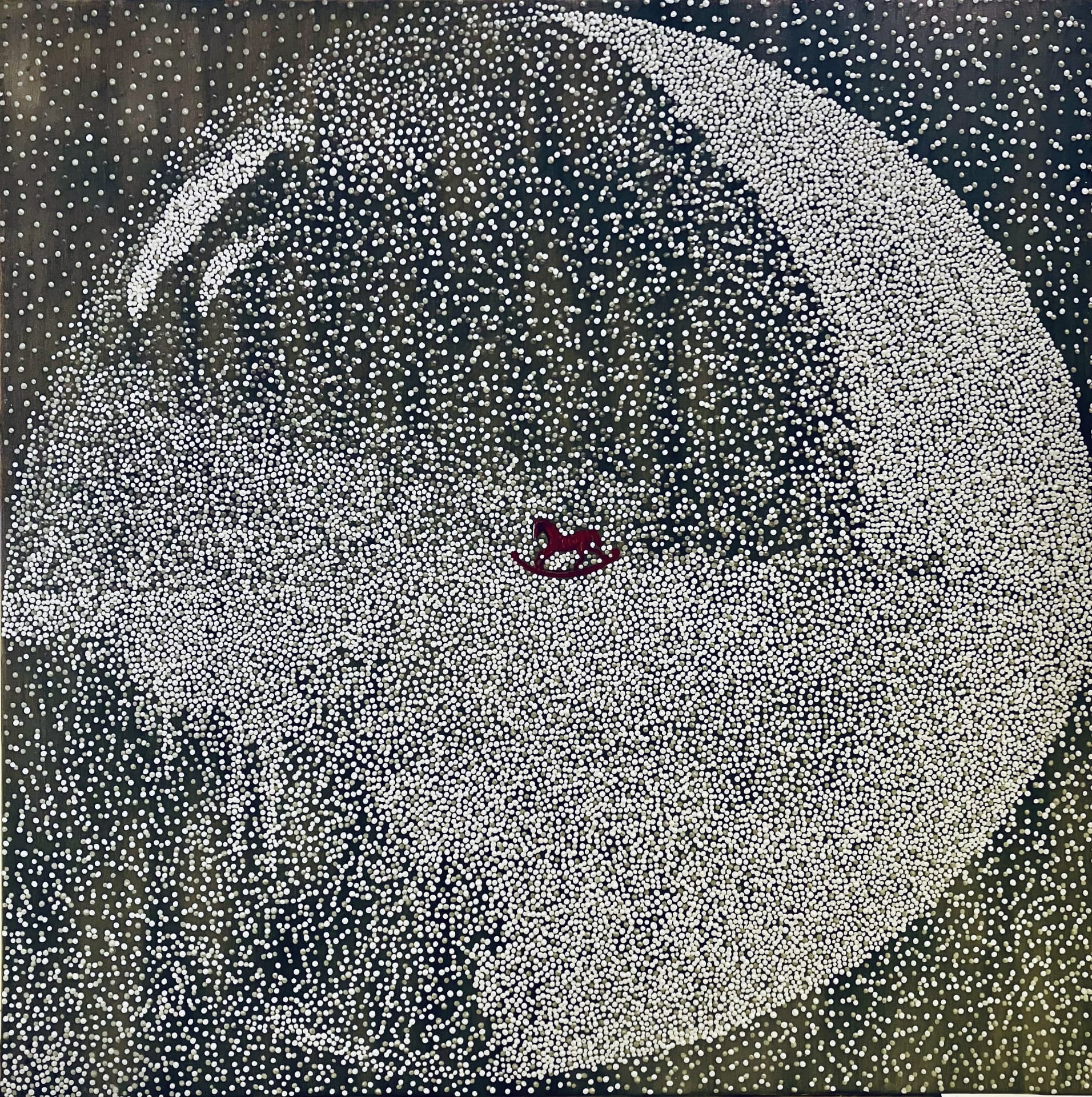 Inside the Silence, 2024, Oil on canvas, by Naomi Lautier