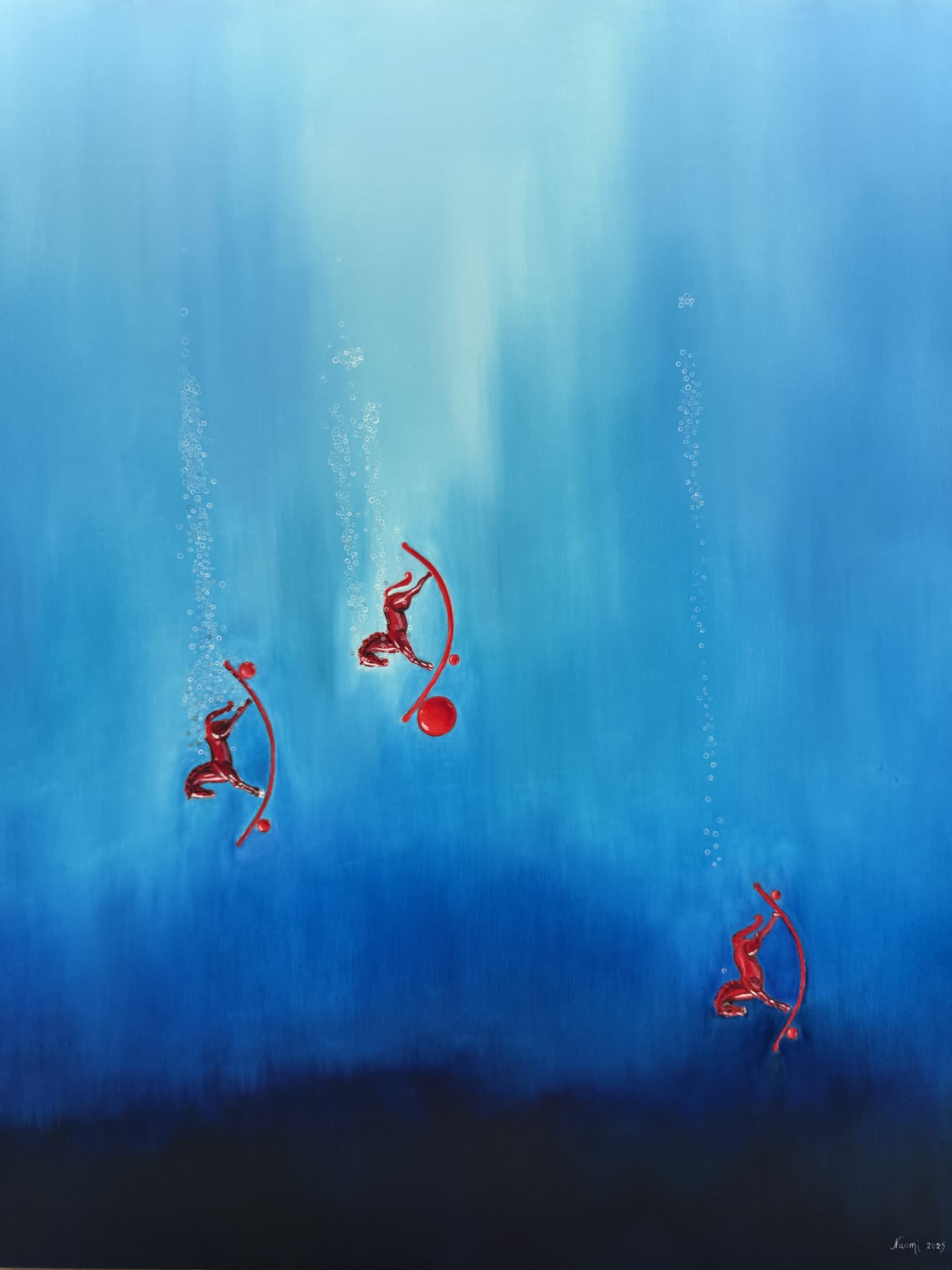 Breath, 2025, Oil on canvas, by Naomi Lautier
