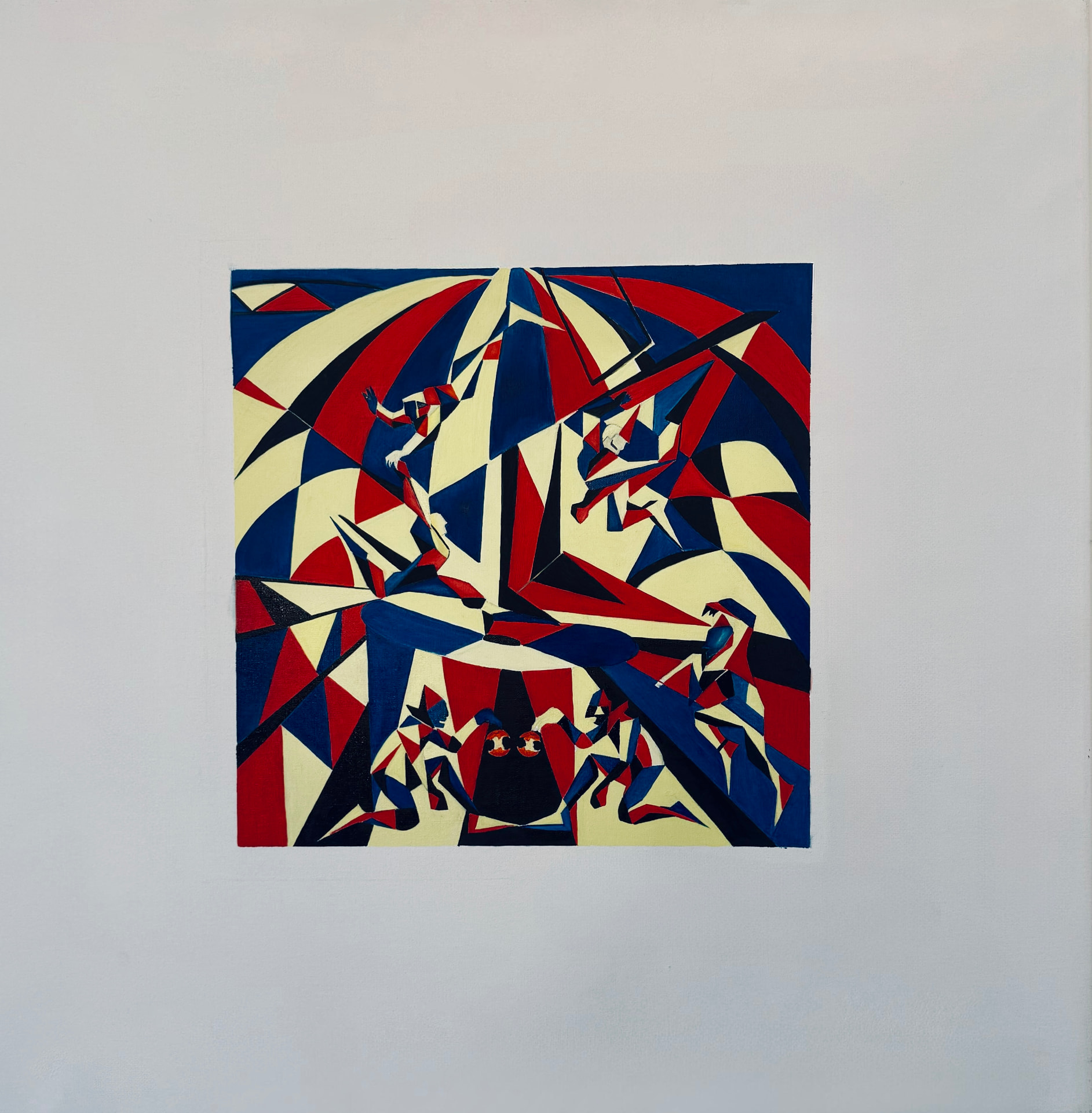 Arena. Scene 1, 2023, Oil on canvas, by Naomi Lautier