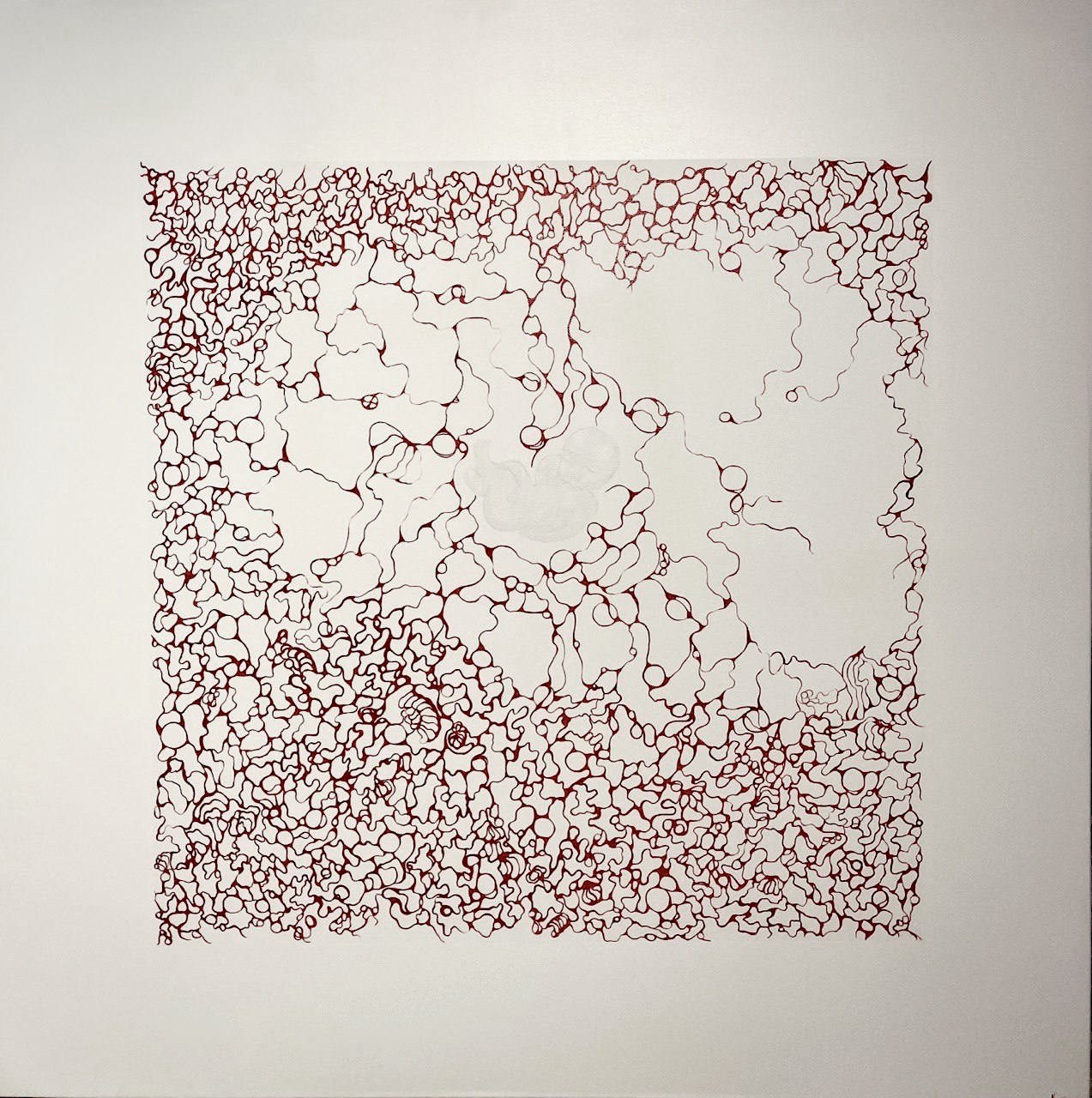 Beginning, 2024, Oil on canvas, by Naomi Lautier