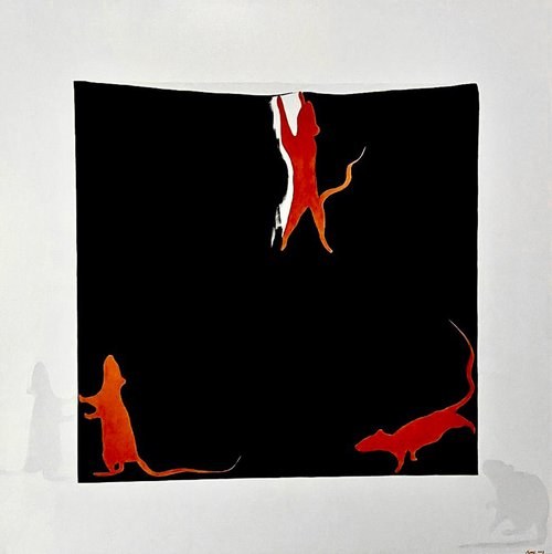 Destruction of the Black Square, 2023, by Naomi Lautier
